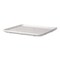 Eco-Products 10.52 in. x 8.5 in. x 0.5 in. Sugarcane Fiber Meat and Produce Food Trays - White (300/Carton)